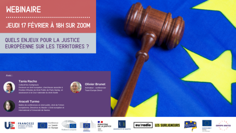 [REPLAY] Webinaire : Quels enjeux pour la justice européenne sur les territoires ?