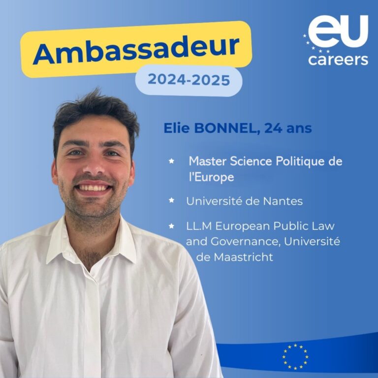 Interview d’Elie Bonnel : Ambassadeur EUcareers